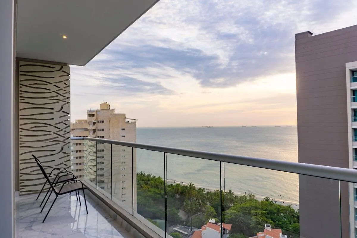 Apto De Lujo Con Vista Al Mar En Playa Bello Horizonte Santa Marta  Apartment